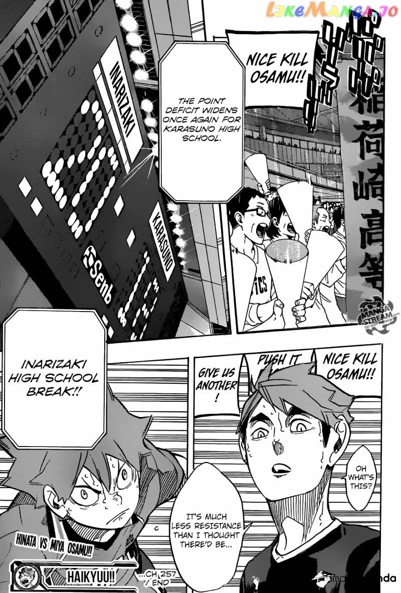 Haikyuu!!, Chapter 257 image 19